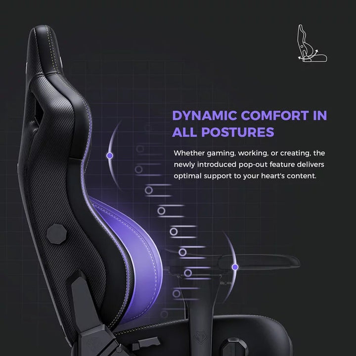anda seaT Kaiser Series 4 Large Gaming Chair, Grey Fabric