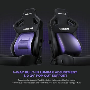 anda seaT Kaiser 4 Series Extra Large Gaming Chair, Black