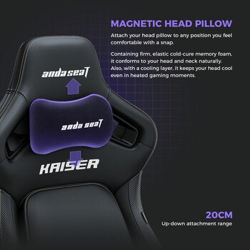 anda seaT Kaiser 4 Series Extra Large Gaming Chair, Black