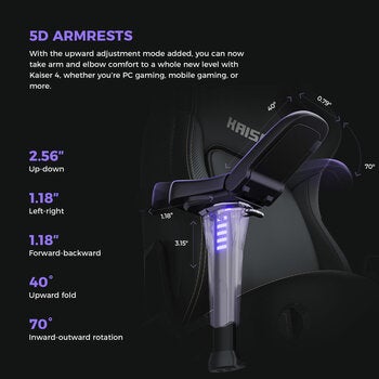 anda seaT Kaiser 4 Series Extra Large Gaming Chair, Black