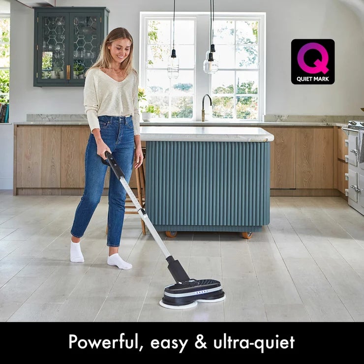 AirCraft PowerGlide Cordless Hard Floor Cleaner &amp; Polisher Black + Extra Set of Pads