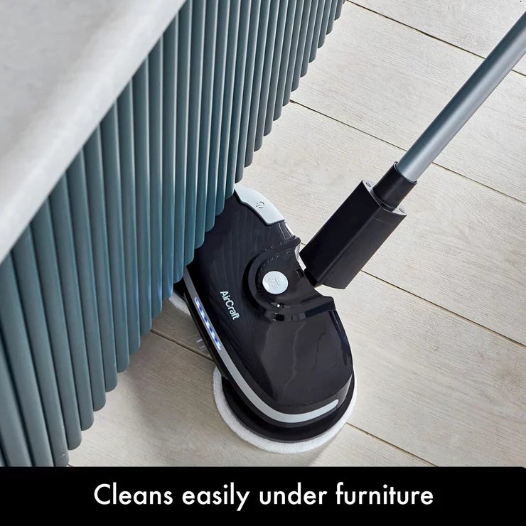 AirCraft PowerGlide Cordless Hard Floor Cleaner &amp; Polisher Black + Extra Set of Pads
