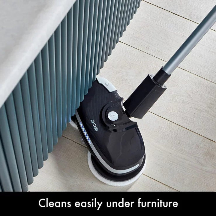 AirCraft PowerGlide Cordless Hard Floor Cleaner &amp; Polisher Black + Extra Set of Pads