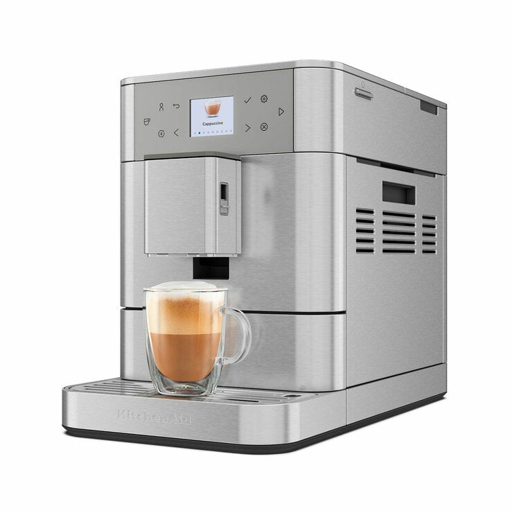 KitchenAid 5KES8556BSX Fully Automatic KF6 Espresso Coffee Machine in Stainless Steel