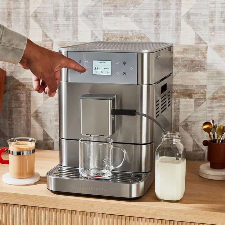 KitchenAid 5KES8556BSX Fully Automatic KF6 Espresso Coffee Machine in Stainless Steel