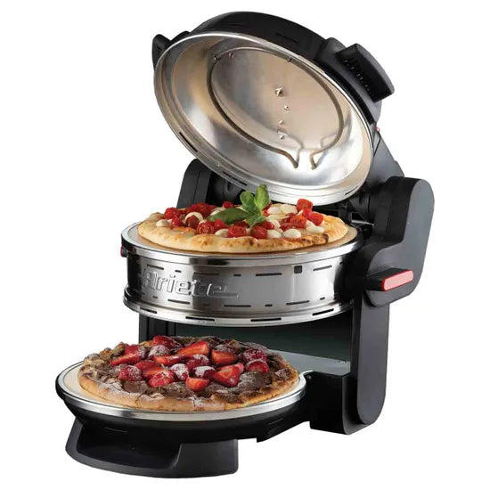 Ariete 32Cm Double Pizza Oven Black