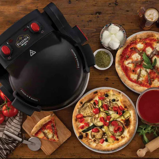 Ariete 32Cm Double Pizza Oven Black