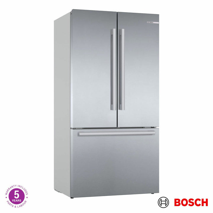 Bosch KFF96PIEP Multidoor Fridge Freezer, E Rated in Silver