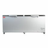 Contender FZC019 Commercial 655L Twin Lid Chest Freezer, D Rated in White