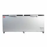 Contender FZC019 Commercial 655L Twin Lid Chest Freezer, D Rated in White