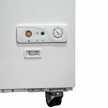 Contender FZC019 Commercial 655L Twin Lid Chest Freezer, D Rated in White