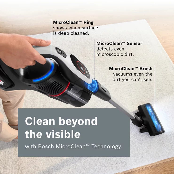 Bosch BBS931WGB Unlimited 9 Cordless Vacuum Cleaner in White
