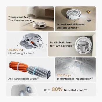 DJI Romo A Robot Vacuum &amp; Mopping with Accessory Kit Bundle