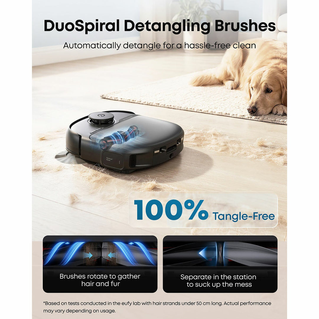 Eufy T211AV11 X12 Pro Robot Vacuum &amp; Mop with Accessory Kit Bundle in Black