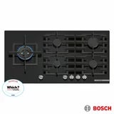 Bosch Series 6 PPM9A6I40, Tempered Glass 90cm Gas Hob in Black