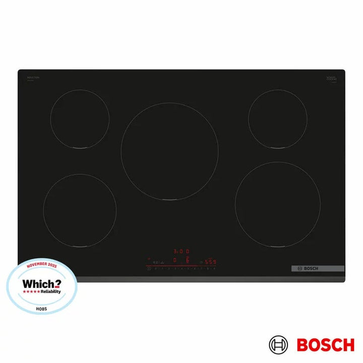 Bosch Series 6 PIV831HB1E 80cm Touch Control Induction Hob in Black