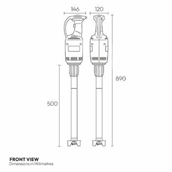 Contender MXH030 500mm Commercial Hand Stick Blender