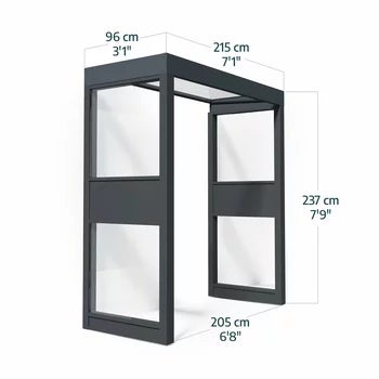 Palram Sophia Pro 215 x 96cm Door Awning Bundle