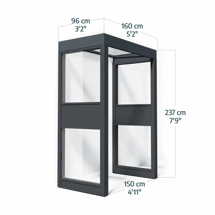 Palram 160 x 96cm Pro Door Awning Bundle