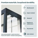 Palram 160 x 96cm Pro Door Awning Bundle