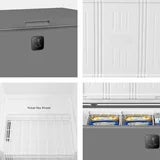 Hisense FT280WN3SGD, 277L Chest Freezer, D Rated in Silver