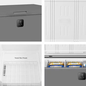 Hisense FT280WN3SGD, 277L Chest Freezer, D Rated in Silver