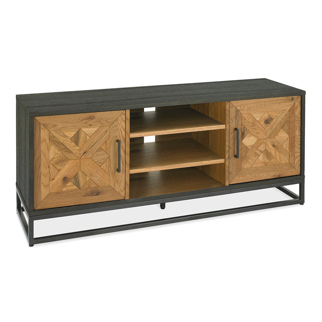 Bentley Designs Greenwich Oak Entertainment Unit for TV's up to 58"