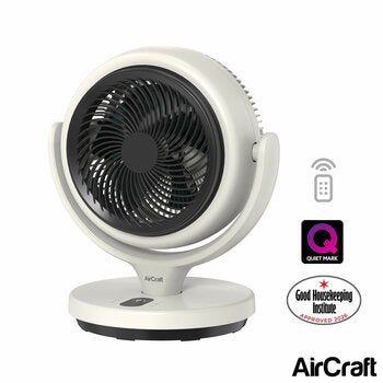 AirCraft LUME MINI Ultra Quiet Air Circulator Desktop Fan with Remote &amp; Ambient Backlight