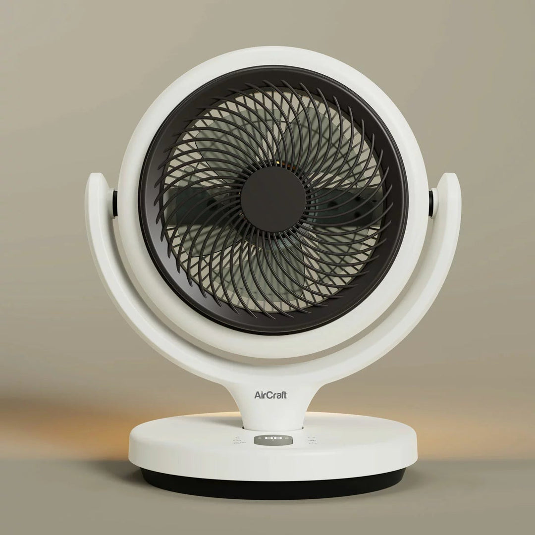 AirCraft LUME MINI Ultra Quiet Air Circulator Desktop Fan with Remote &amp; Ambient Backlight