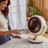 AirCraft LUME MINI Ultra Quiet Air Circulator Desktop Fan with Remote &amp; Ambient Backlight