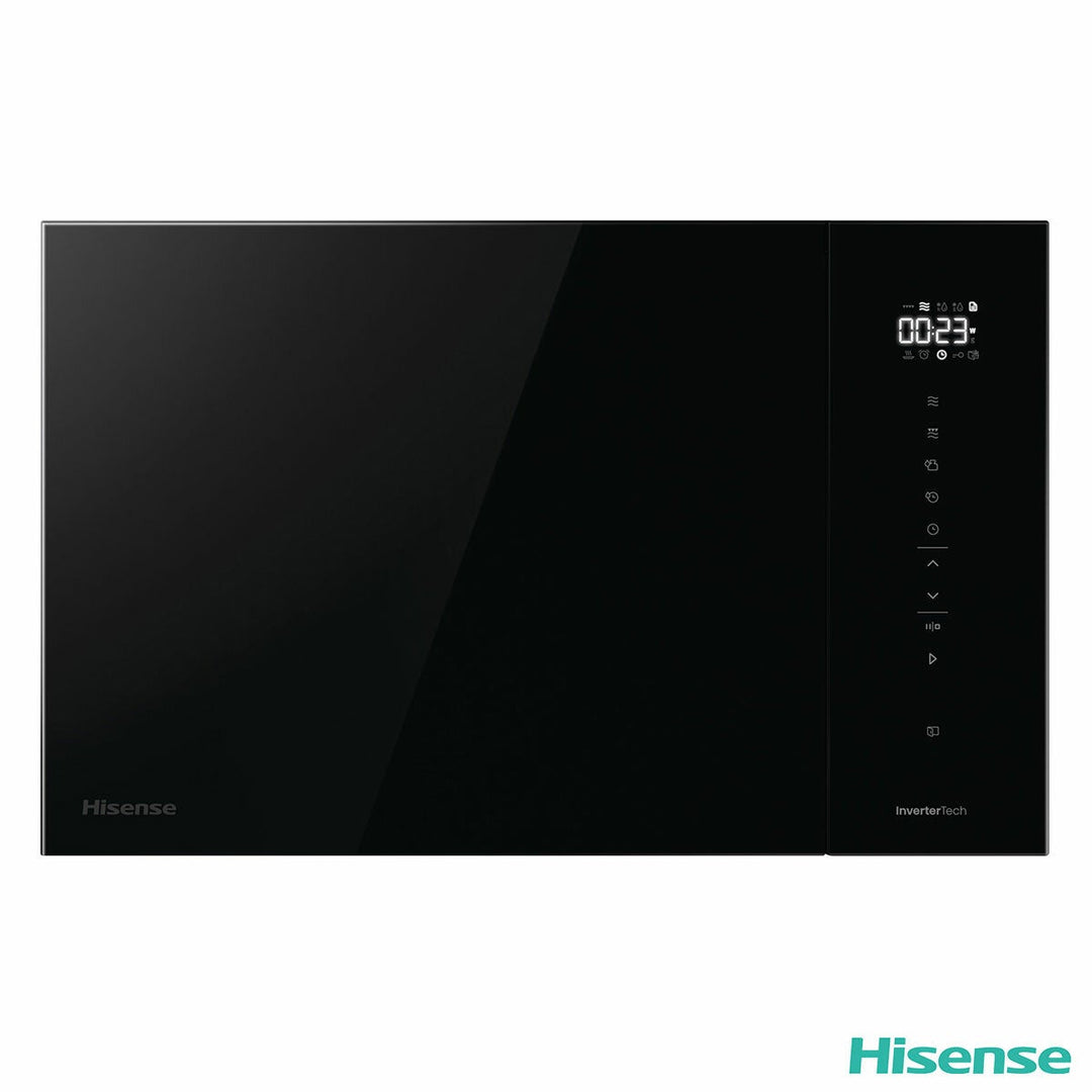 Hisense Hi6 BlackLine BIM325GI63DBGUK Built-In 25L Microwave with Grill, in Jet Black