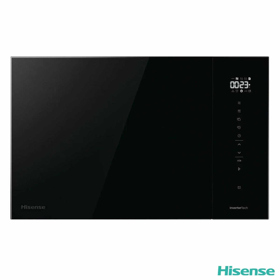 Hisense Hi6 BlackLine BIM325GI63DBGUK Built-In 25L Microwave with Grill, in Jet Black