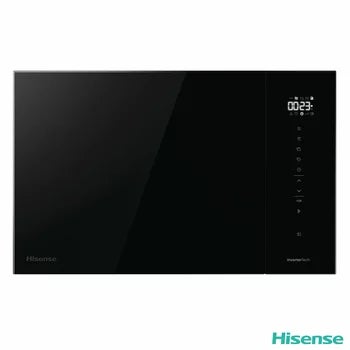 Hisense Hi6 BlackLine BIM325GI63DBGUK Built-In 25L Microwave with Grill, in Jet Black