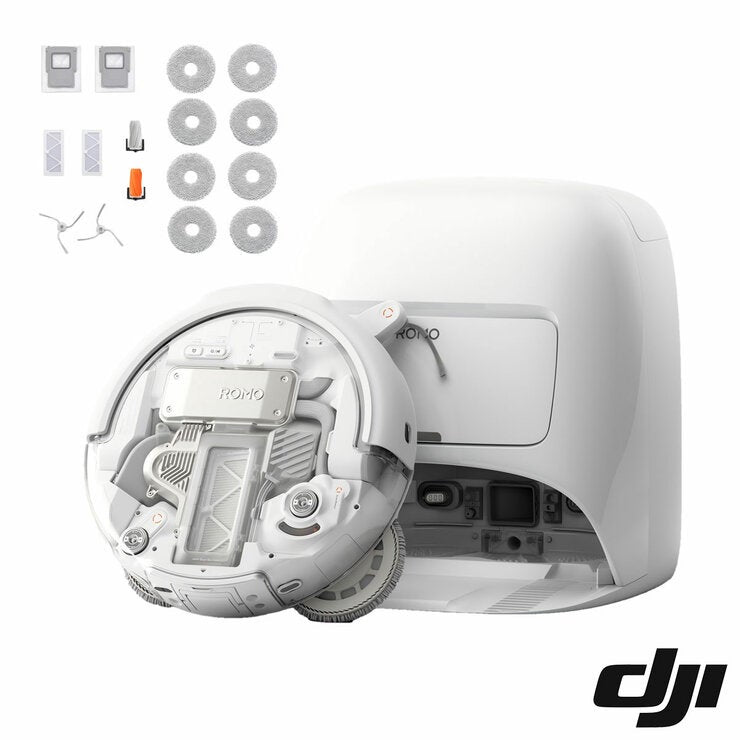 DJI Romo A Robot Vacuum &amp; Mopping with Accessory Kit Bundle