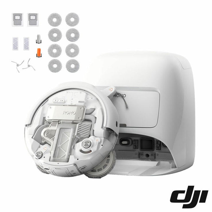 DJI Romo A Robot Vacuum &amp; Mopping with Accessory Kit Bundle