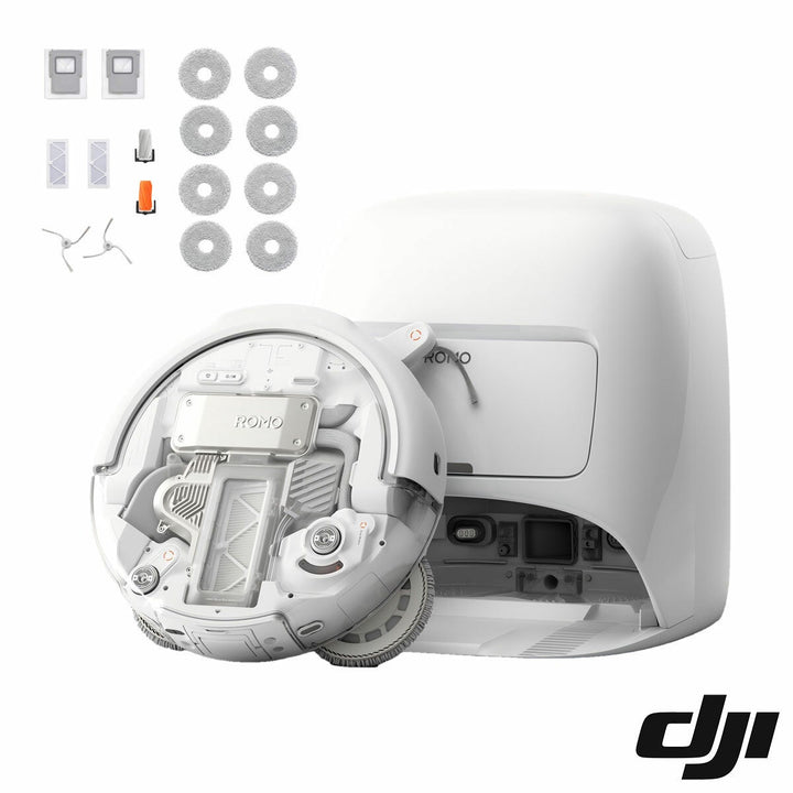 DJI Romo A Robot Vacuum &amp; Mopping with Accessory Kit Bundle