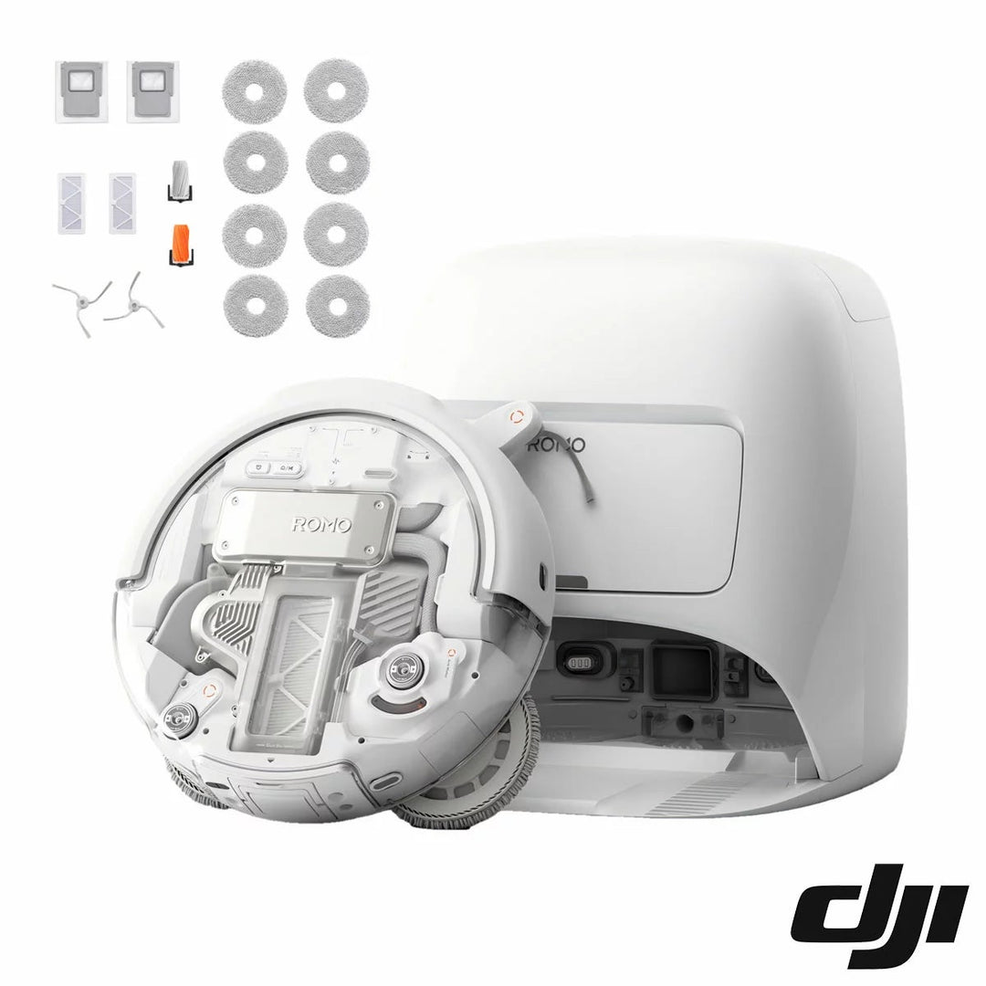 DJI Romo A Robot Vacuum &amp; Mopping with Accessory Kit Bundle