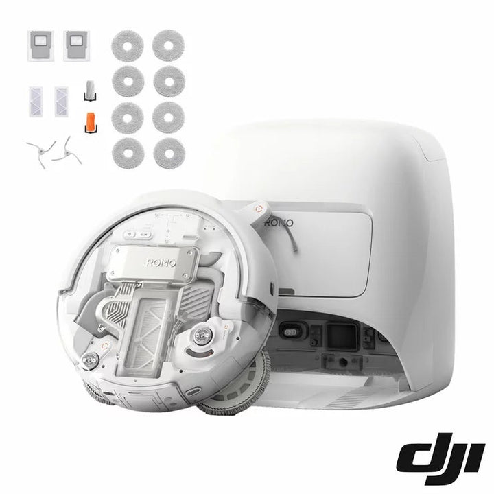 DJI Romo A Robot Vacuum &amp; Mopping with Accessory Kit Bundle