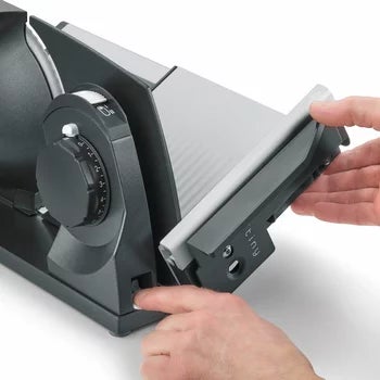 Graef MT1006UK My Tiny Foldable Electrical Food Slicer in Iron Mica