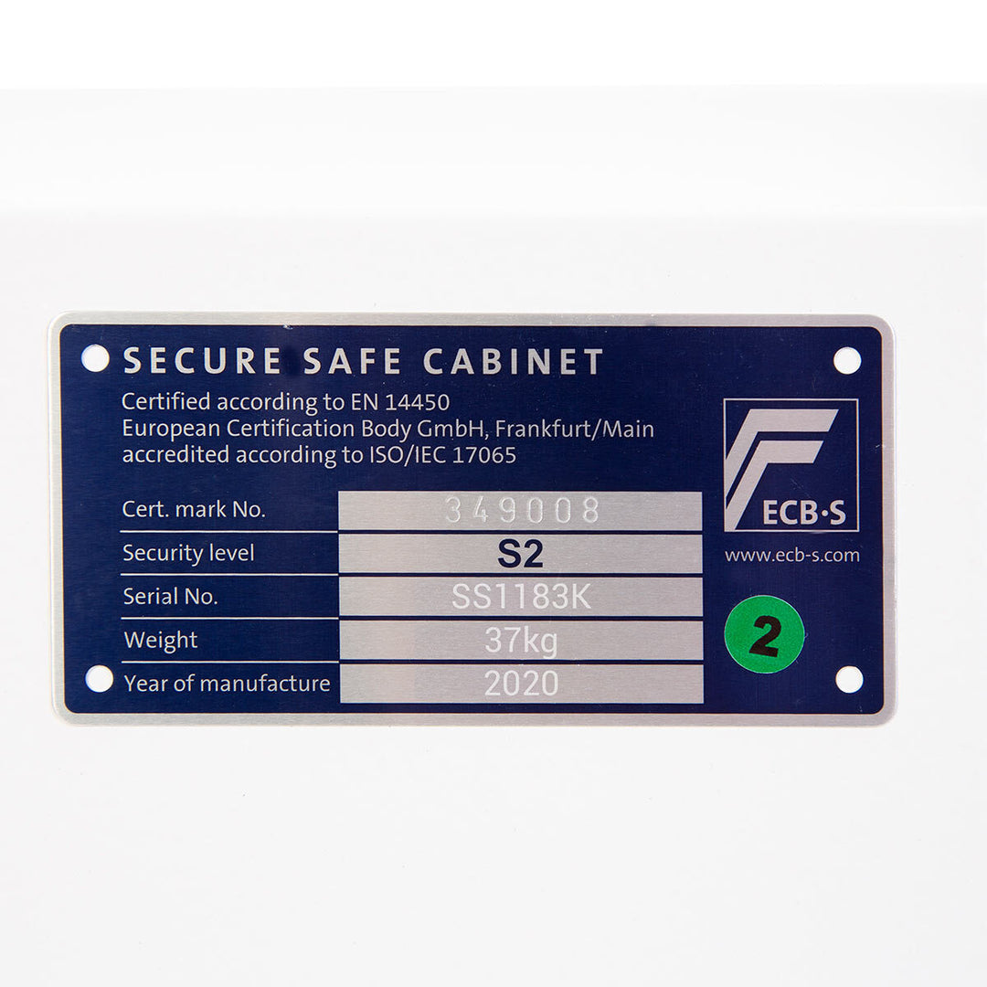 Phoenix 42 Litre Fortress SS1183K Security Safe with Key Lock