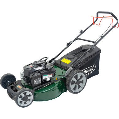 Webb 163cc Briggs &amp; Stratton 53cm Petrol Rotary Lawnmower