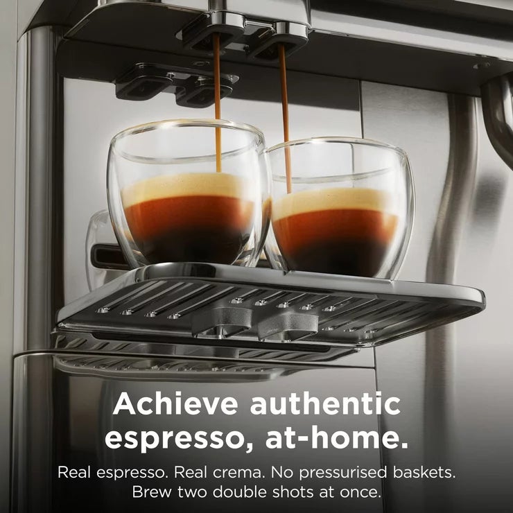 Ninja AE1001UK AutoBarista Automatic Espresso Machine in Stainless Steel