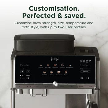 Ninja AE1001UK AutoBarista Automatic Espresso Machine in Stainless Steel