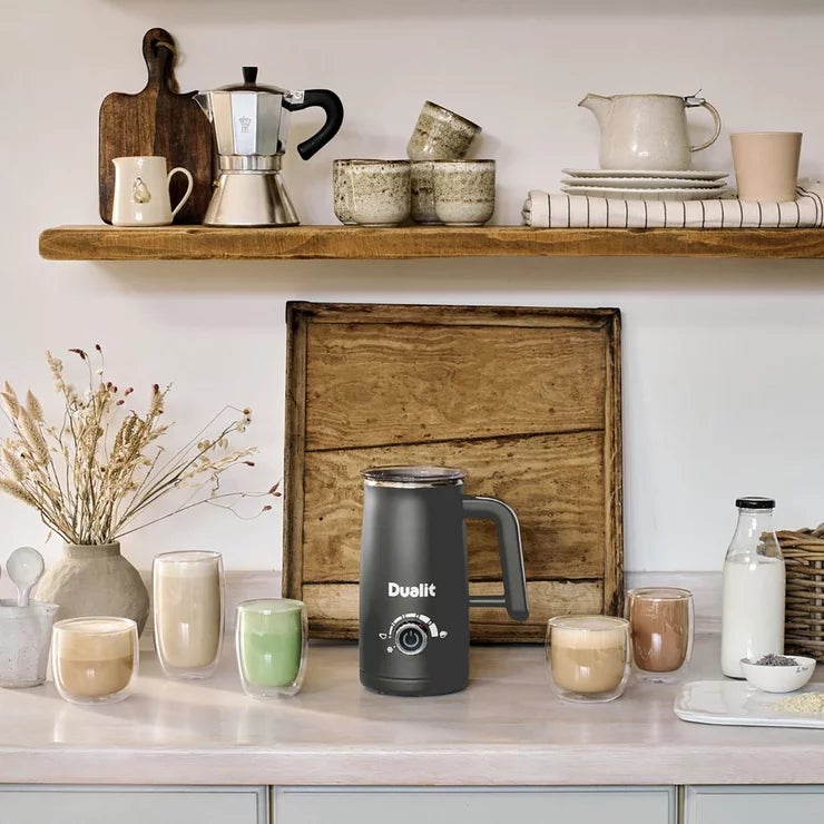 Dualit Milk Frother &amp; Hot Chocolate Maker Max in Grey