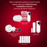 Verisure Installed Home Security Alarm System with 24/7 Monitoring &amp; £200 Customisation Voucher - Paid Monthly Subscription Required
