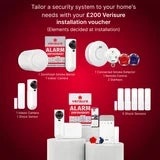 Verisure Installed Home Security Alarm System with 24/7 Monitoring &amp; £200 Customisation Voucher - Paid Monthly Subscription Required