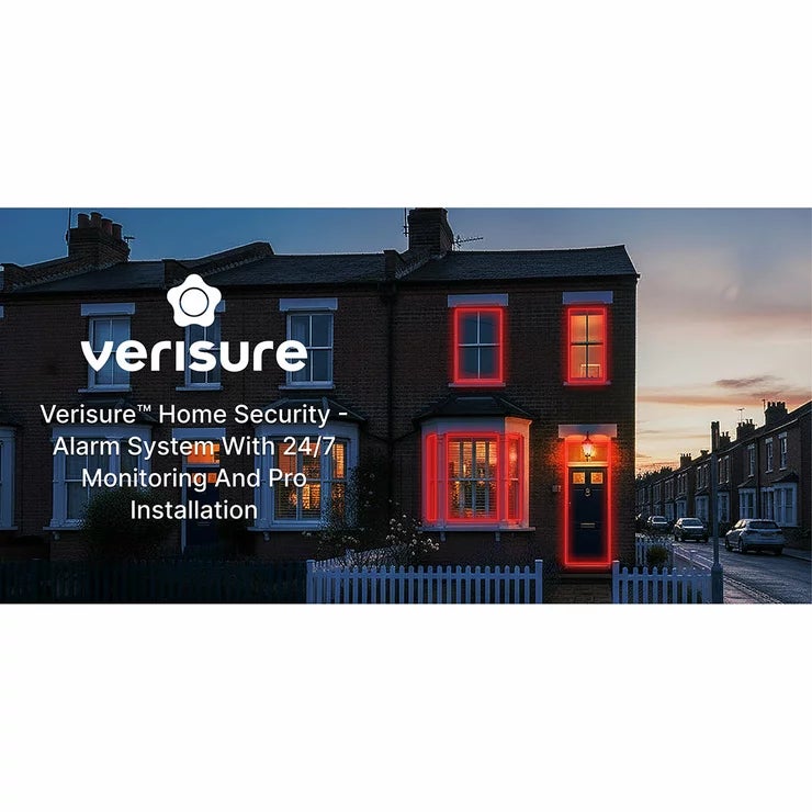 Verisure Installed Home Security Alarm System with 24/7 Monitoring &amp; £200 Customisation Voucher - Paid Monthly Subscription Required