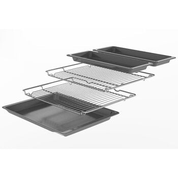 Bosch Series 4 NBS533BB0B Double Oven, A Rated in Black