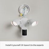 Ring Floodlight Cam (2nd Gen) - Wired - White Security Camera - Retinal 2K - 2 Pack