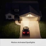 Ring Floodlight Cam (2nd Gen) - Wired - White Security Camera - Retinal 2K - 2 Pack